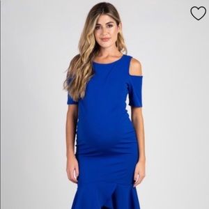 Mermaid style NWT Pinkblush cold shoulder dress